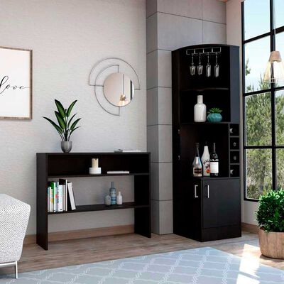 Imagen 1 del producto Combo Bar Esquinero + Mesa de Arrimo TuHome Beijing Rovere