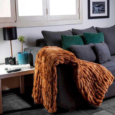 Imagen 2 del producto Manta Fur Zibel Cafe