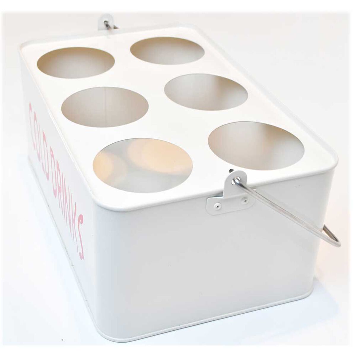 Enfriador para Botellas Madera Vgo con Manija  14 x 21.3 cm Beige