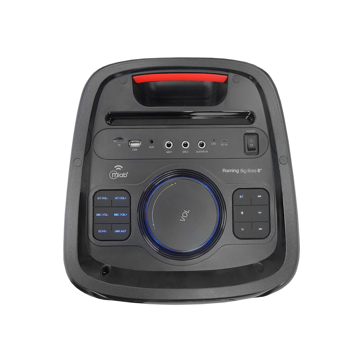 Parlante Portátil Bluetooth MLAB 9566 8" x 2 Negro