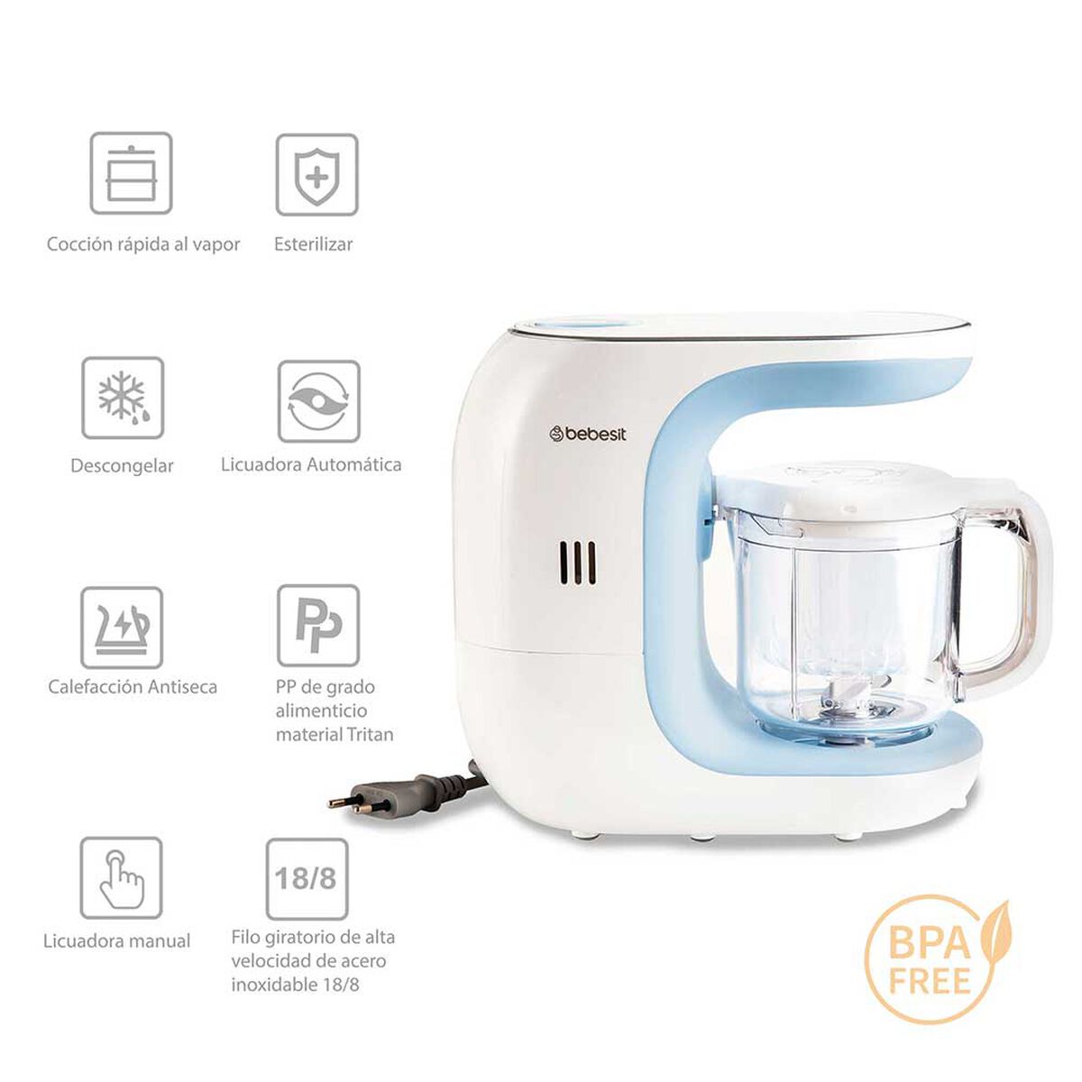 Procesador de Alimentos Winser Blanco Bebesit