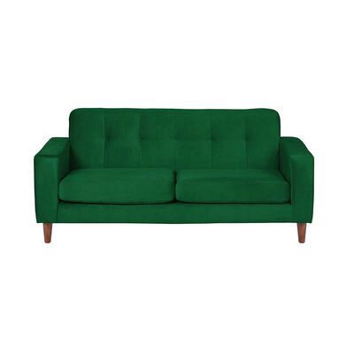 Sof&aacute; Latam Home Salermo Tela Velvet 2 Cuerpos Verde