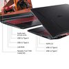 Notebook Gamer Acer AN515-55-56P2 Core i5 10300H 16GB 512GB SSD 15,6" NVIDIA GTX 1650