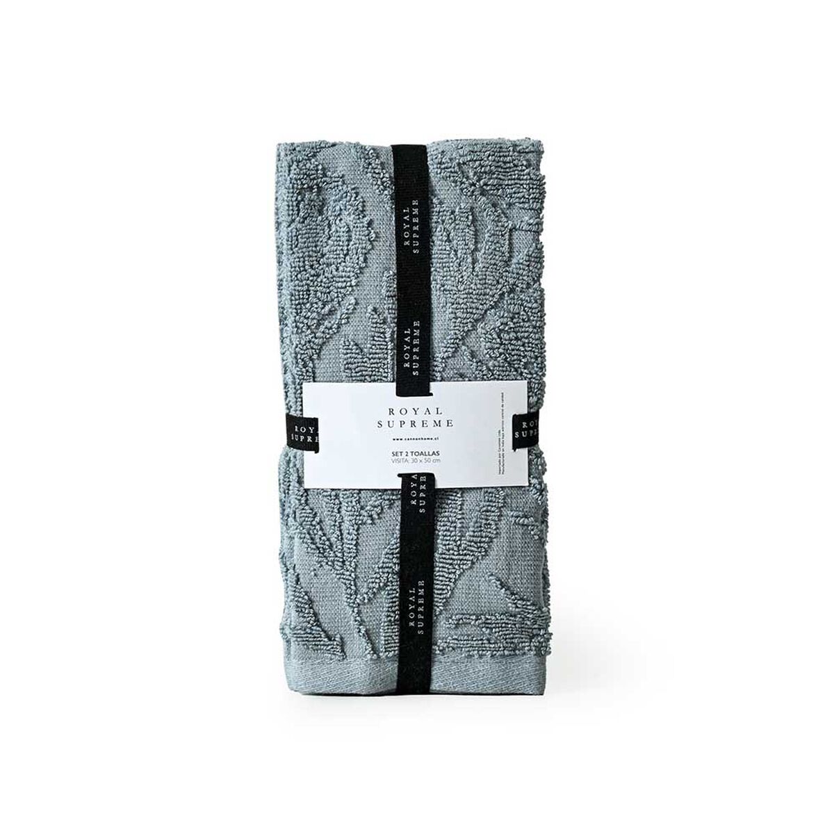 Set 2 Toallas Royal Supreme Flora Sage
