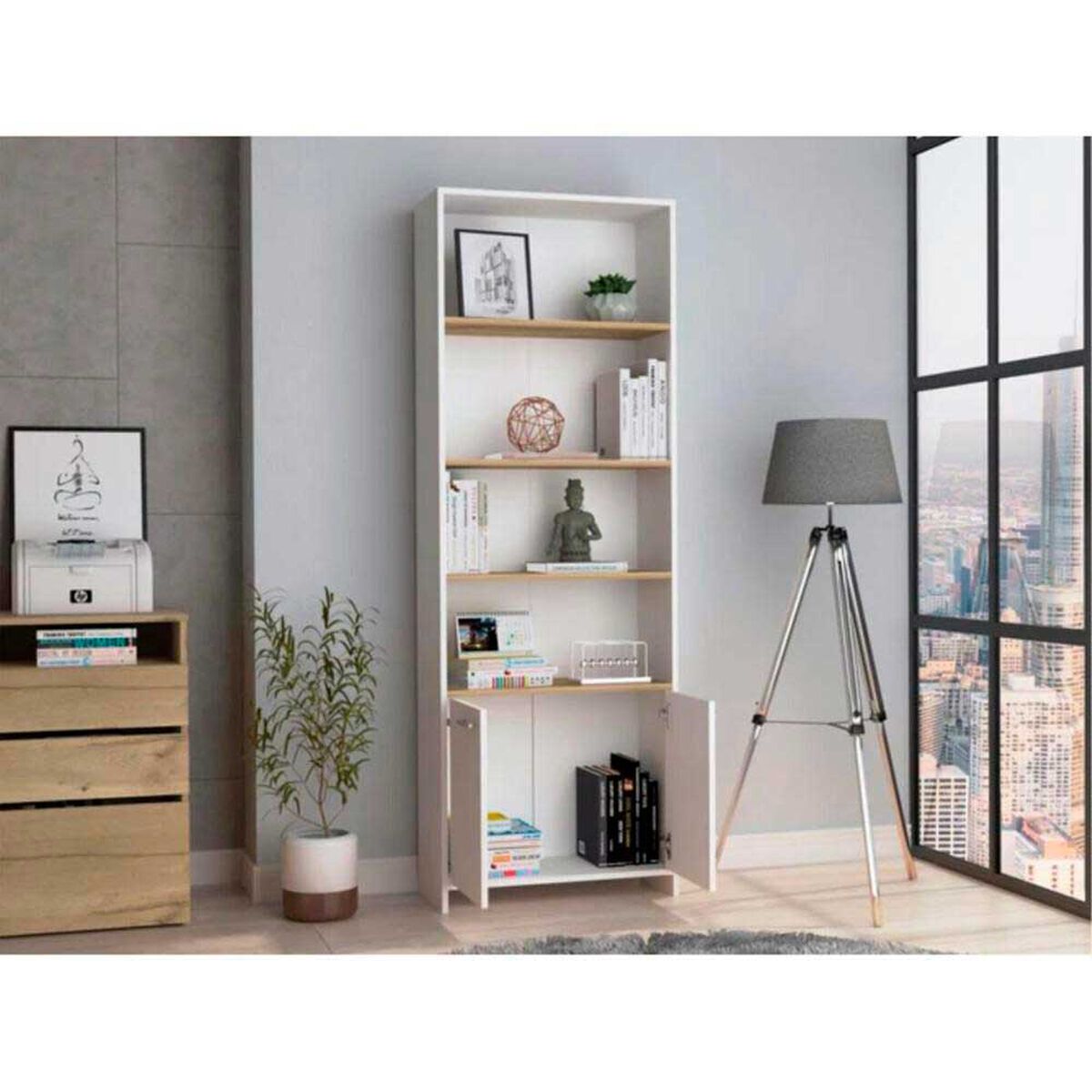 Biblioteca TuHome Eco Blanco