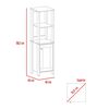 Optimizador de Baño TuHome Bath 1 Puerta Bi Color Blanco Duna