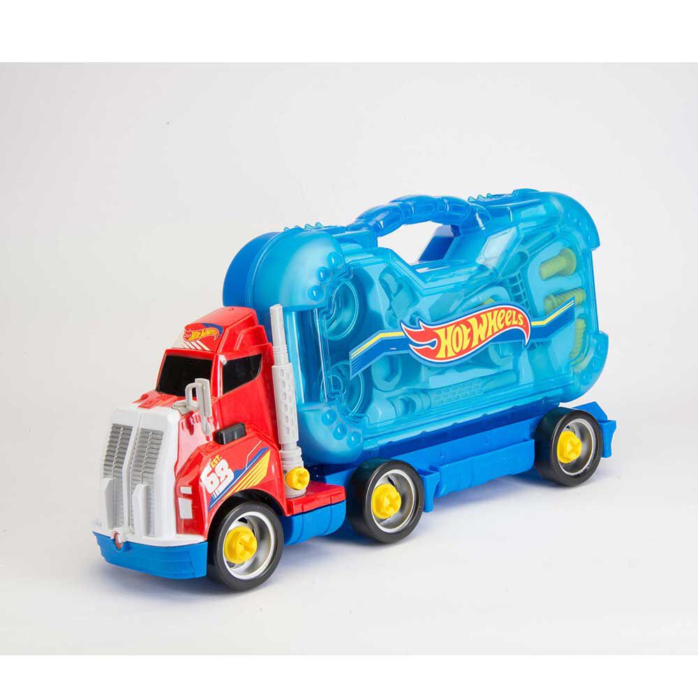 Vehiculo Con Luz Y Sonido Hot Wheels Tool Truck Multicolor