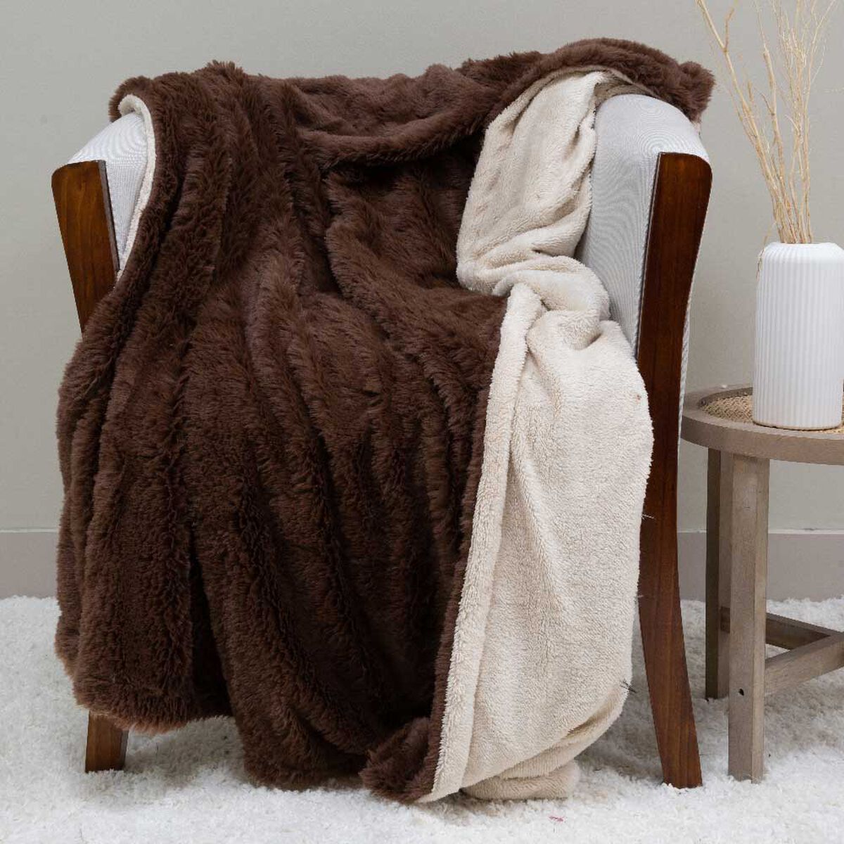Manta Doral Plush Sherpi 127x152 cm D14