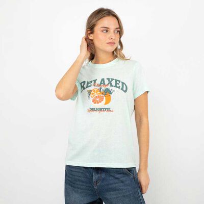 Polera Con Estampado Mujer Icono