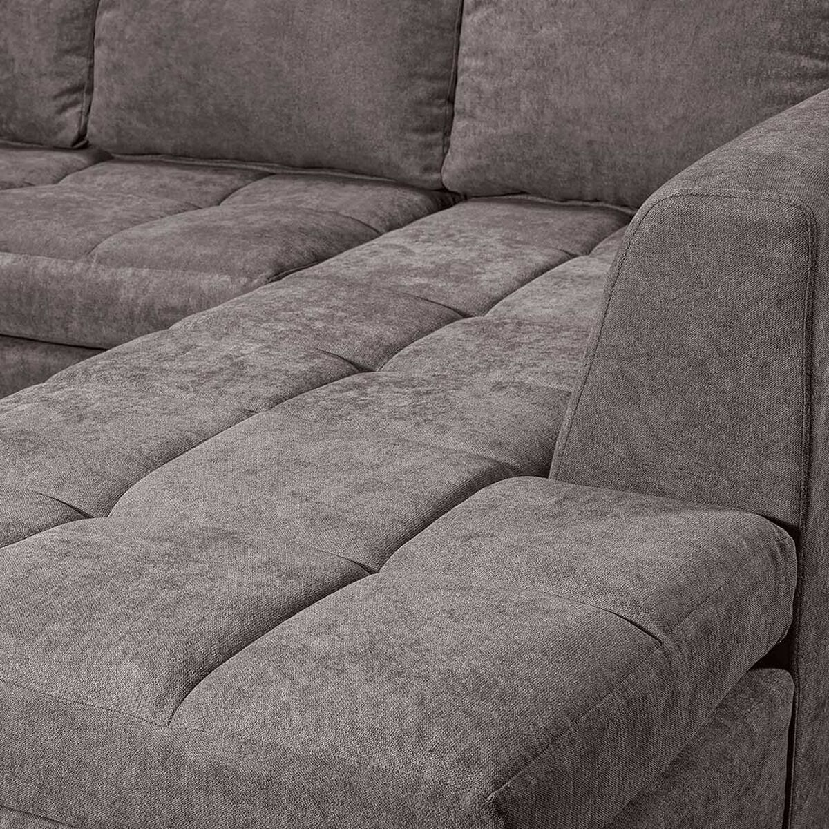 Sof&aacute; Seccional Innovamuebles Chelsea 4 Cuerpos Chocolate