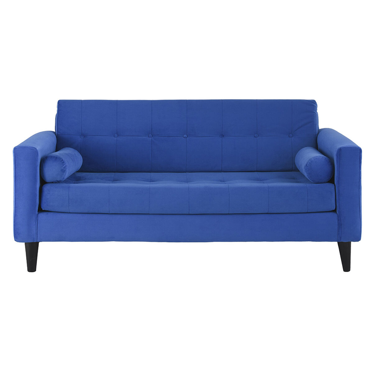 Sofá Bodevir Retro 3 Cuerpos Azul Rey