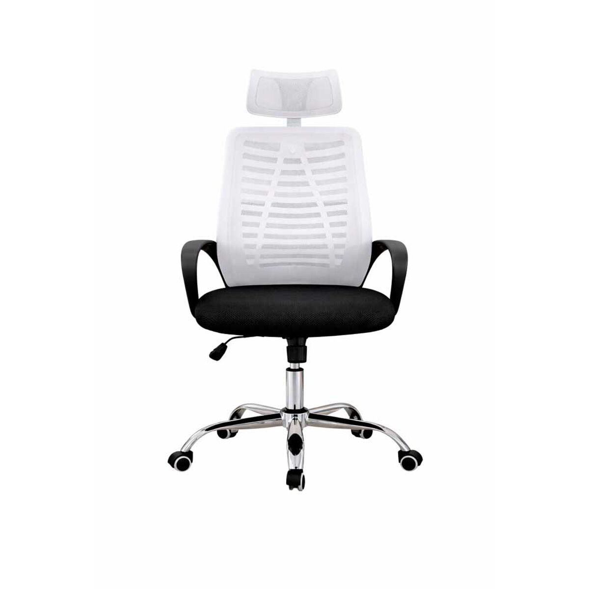 Silla de Escritorio Arthome Madrid Negra Blanca