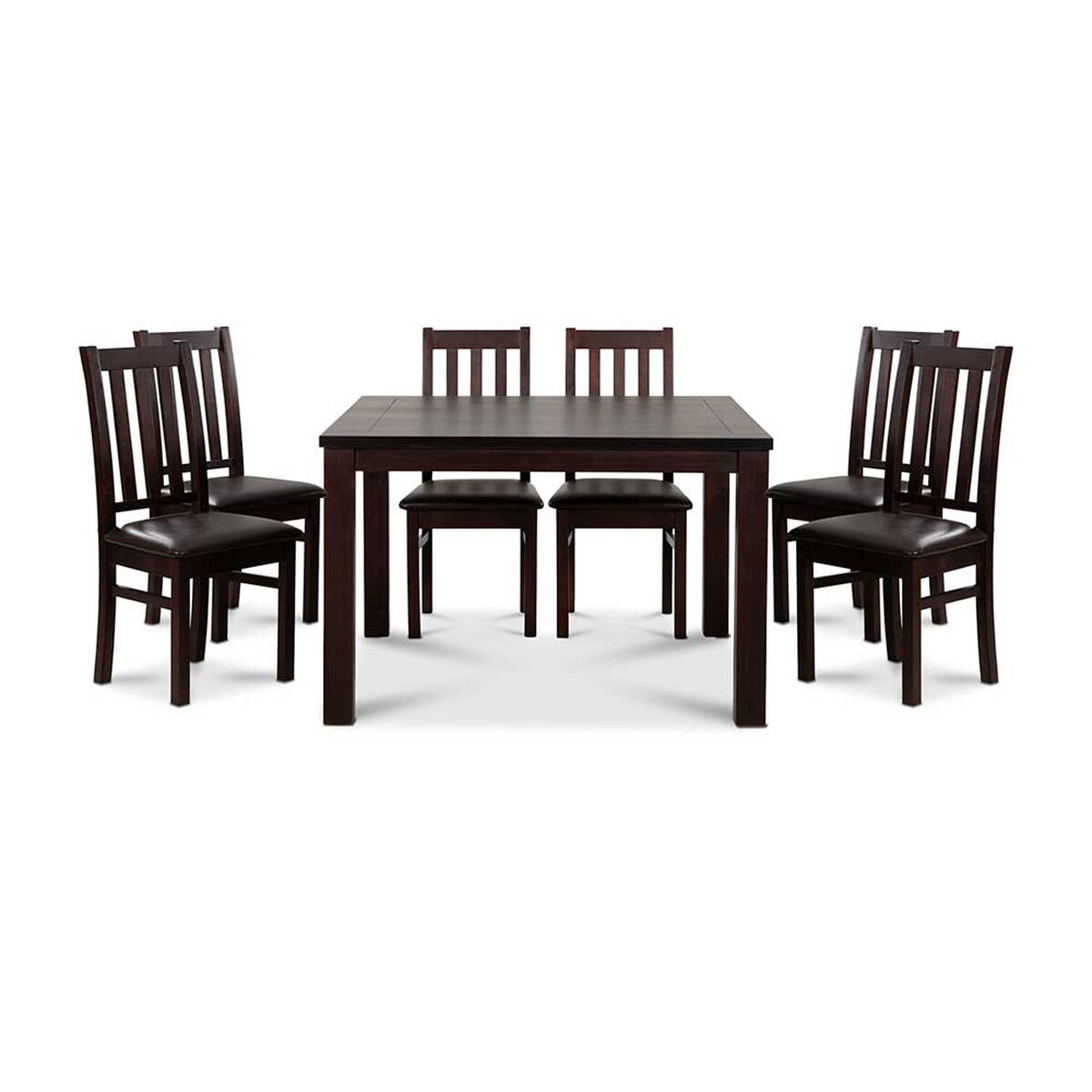 Juego de Comedor CIC Ñuble Chocolate 8 Sillas