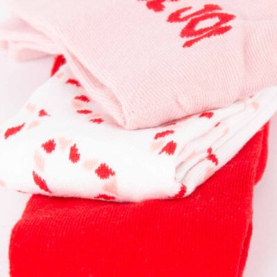 Imagen 2 del producto Pack 3 Calcetines Mujer Icono Blanco