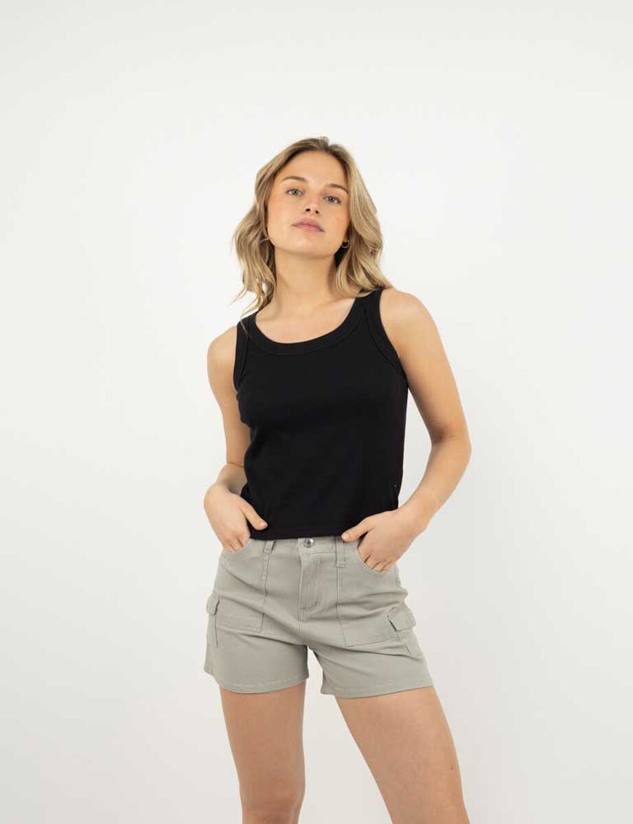 Polera Sin Mangas Mujer Icono