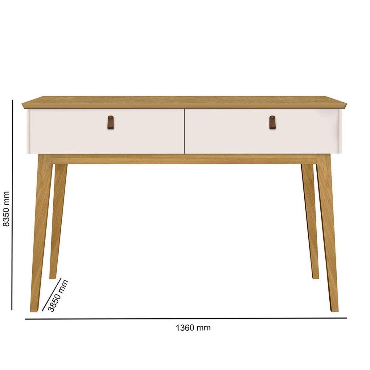 Mesa de Arrimo Casanova Absolut Blanco Off White