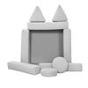 Sofá Innovamuebles Lego Kids 2 Cuerpos Gris Claro
