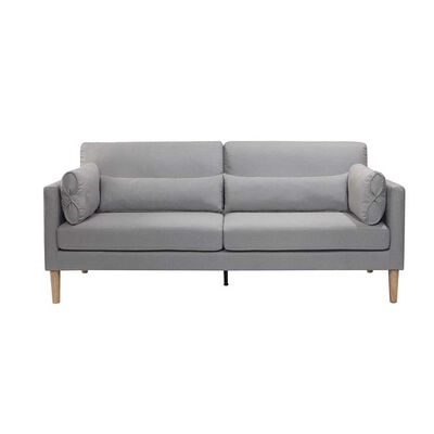 Sofá Furnitech Reims 3 Cuerpos Gris