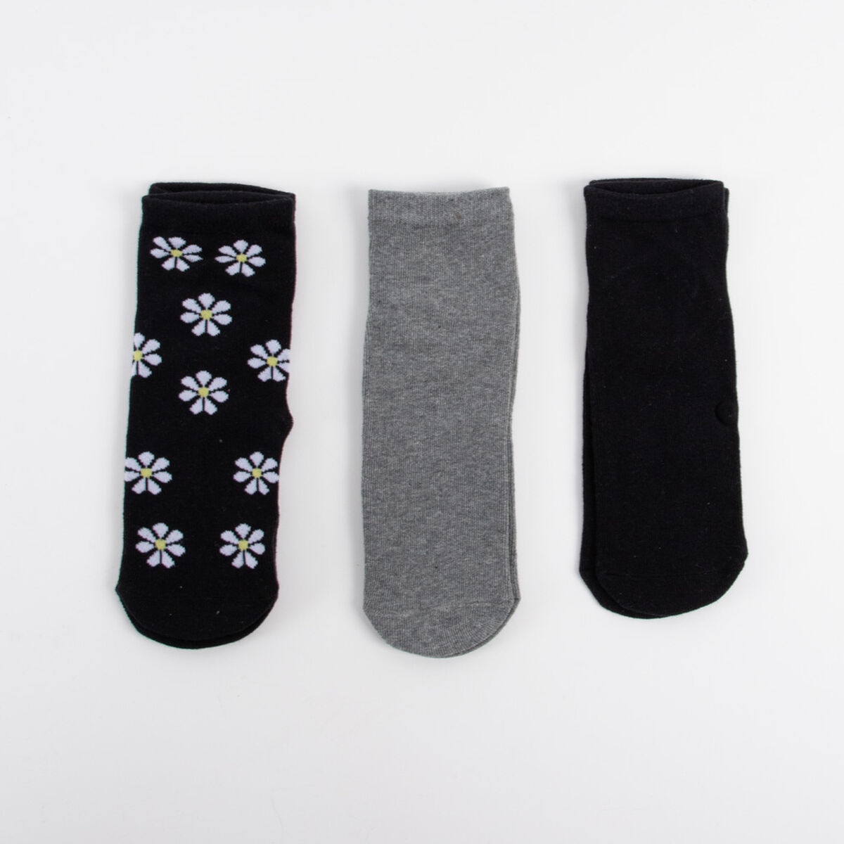 Pack 3 Calcetines Corto Mujer Icono