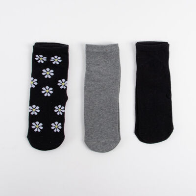 Imagen 2 del producto Pack 3 Calcetines Corto Mujer Icono Surtido