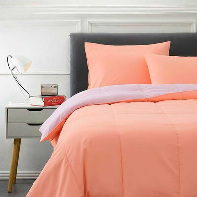 Imagen 1 del producto Plumón Bicolor Casanova 2 Plazas Coral, Verde, Azul