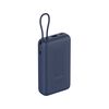 Batería Externa Portátil Xiaomi 20000mAh Blue GL Integrated Cable