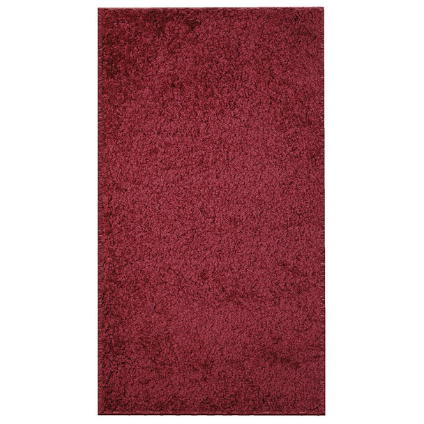 Bajada De Cama Doral Shaggy 90 x 50 cm Rojo