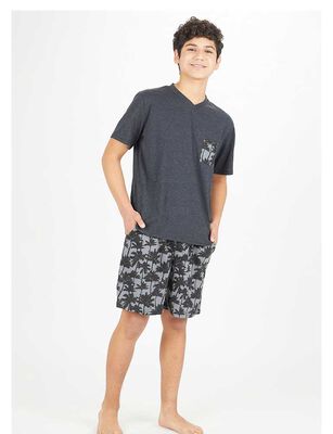 Imagen 1 del producto Pijama de Algodón Niño Kayser Gris