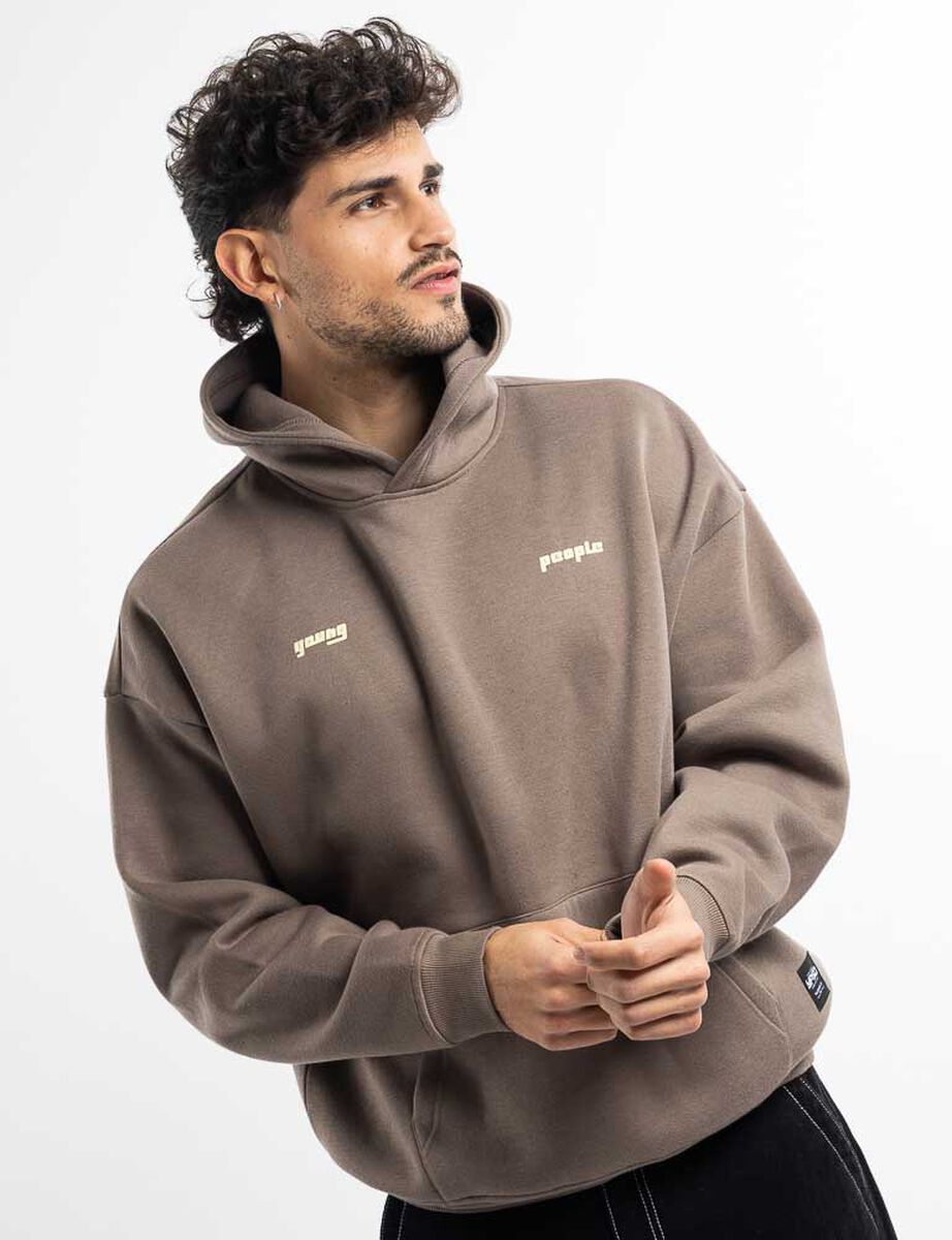 Poler&oacute;n Hoodie Boxy Hombre Icono