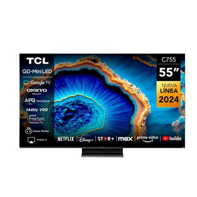 QLED 55" TCL Mini LED C755 Smart TV 4K