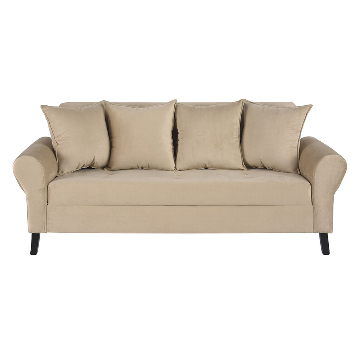Sofá Bodevir Lua 3 Cuerpos Beige
