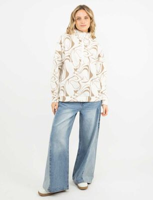 Imagen 2 del producto Polerón Mujer Icono Crudo, Morado, Navy, Negro, Rosado