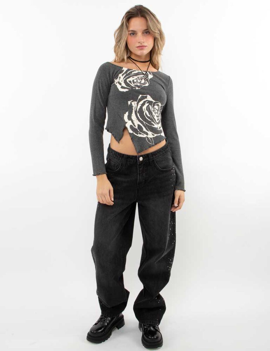 Sweater Crop Mujer Icono