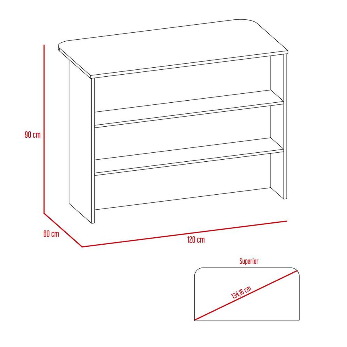 Barra Auxiliar de Cocina TuHome Fendi