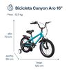 Bicicleta Canyon 16Verde Bebesit