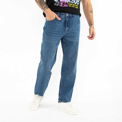 Pantalón Recto Algodón 90´S Straight Hombre Icono