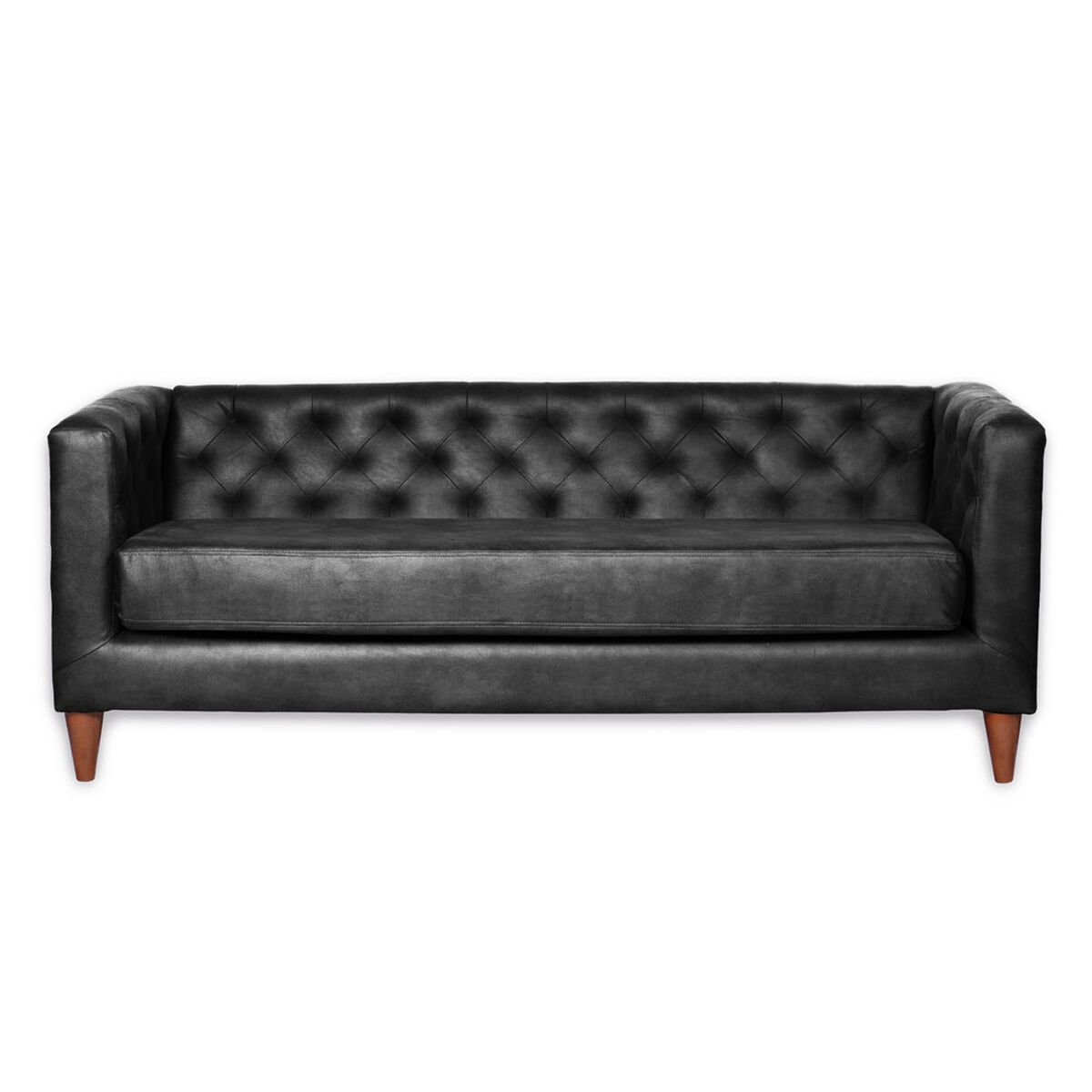 Sof&aacute; Latam Home Brescia 3 Cuerpos Negro