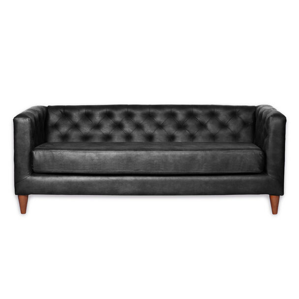 Sofá Latam Home Brescia 3 Cuerpos Negro