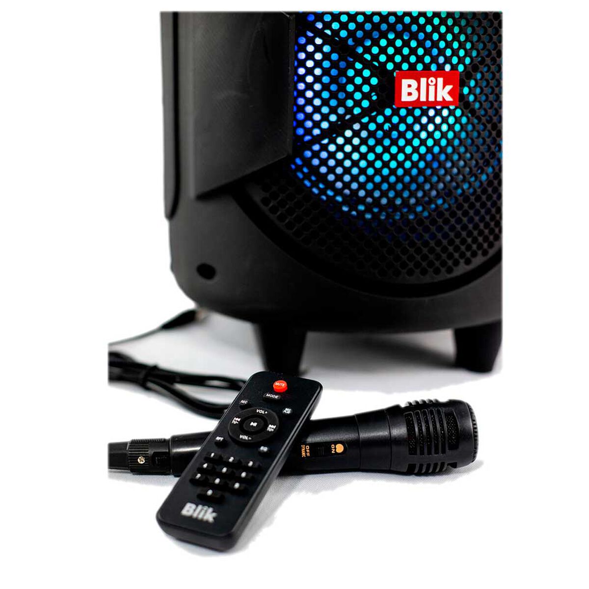 Parlante Minicomponente Bluetooth Blik Screamer 4 Negro Karaoke