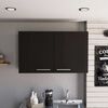 Mueble de Cocina Aéreo TuHome Manchester Wengue 2 Puertas