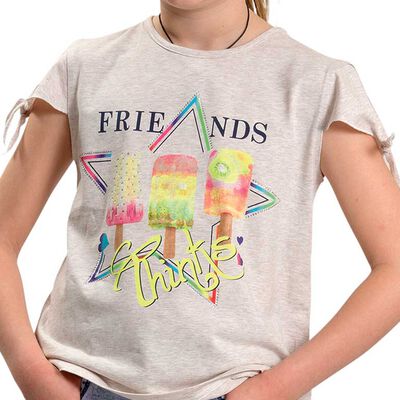 Polera de Algodón Niña Exception