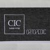 Cama Europea CIC Base Dividida 2 Plazas Ortopedic + Respaldo Villarrica Mostaza