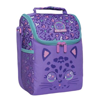 Lonchera Greenland Gato Corazon Morado Head