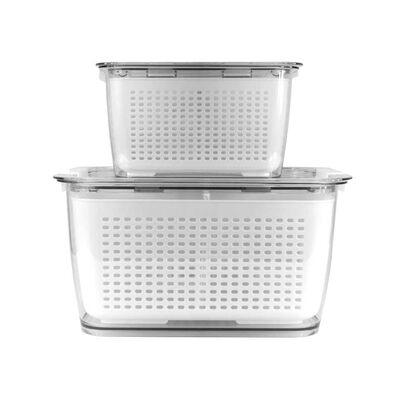 Imagen 2 del producto Pack Caja Organizadora Refrigerador M + L Simplit