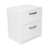 Velador TuHome Argento 2 Cajones Blanco