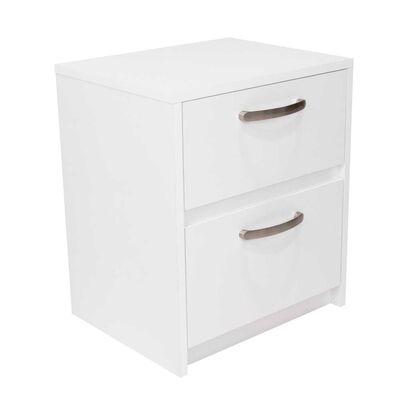 Velador TuHome Argento 2 Cajones Blanco