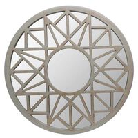 Espejo Plástico Vgo Circular 50 cm Plateado