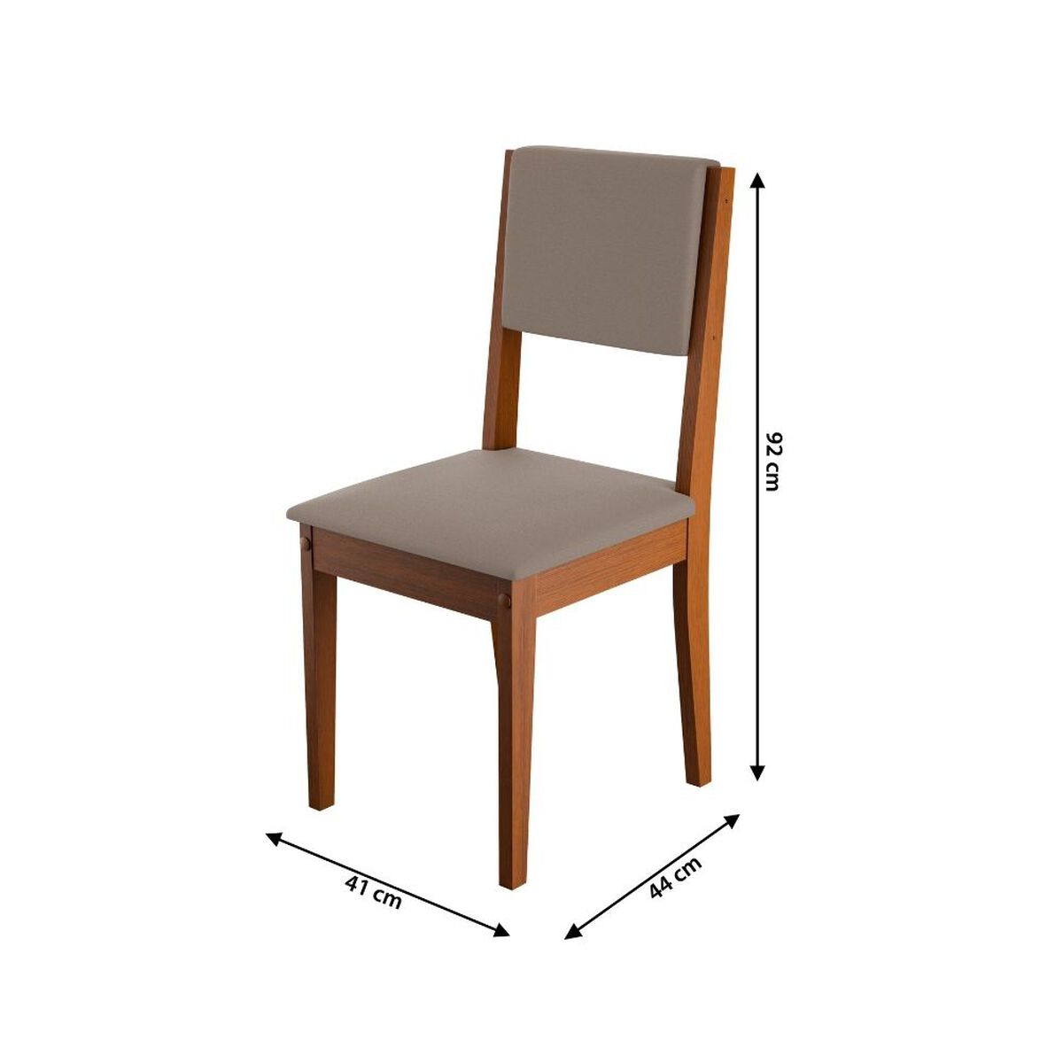 Juego de Comedor Exit Dubai 6 Sillas Blanco