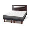 Cama Europea CIC Base Dividida 2 Plazas Anatomic + Respaldo Munich