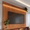 Panel TV Decocasa Neon Float hasta 80" Canela